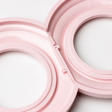 Kliklap - Retro mittmonterad ram gammalrosa