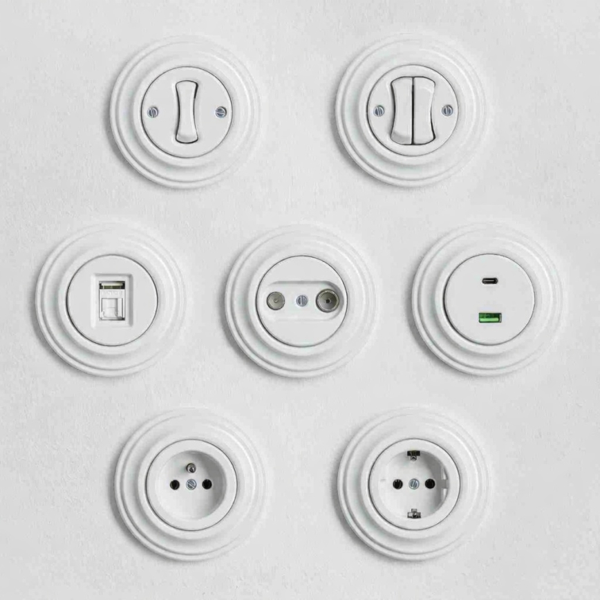 Kliklap - Retro seriebrytare ramlös nr. 5 snövit