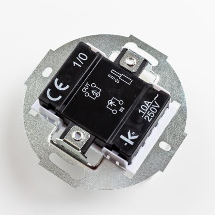 Kliklap - Retroknapp utan ram i antracit