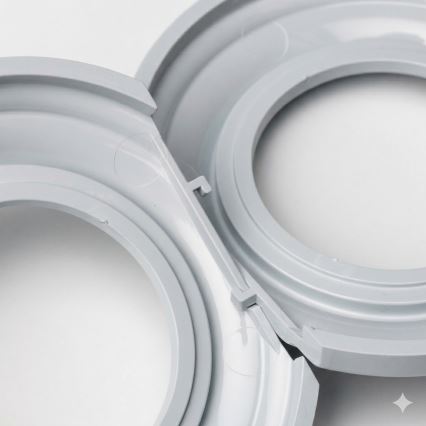 Kliklap - Retroram, ytterkant i grått