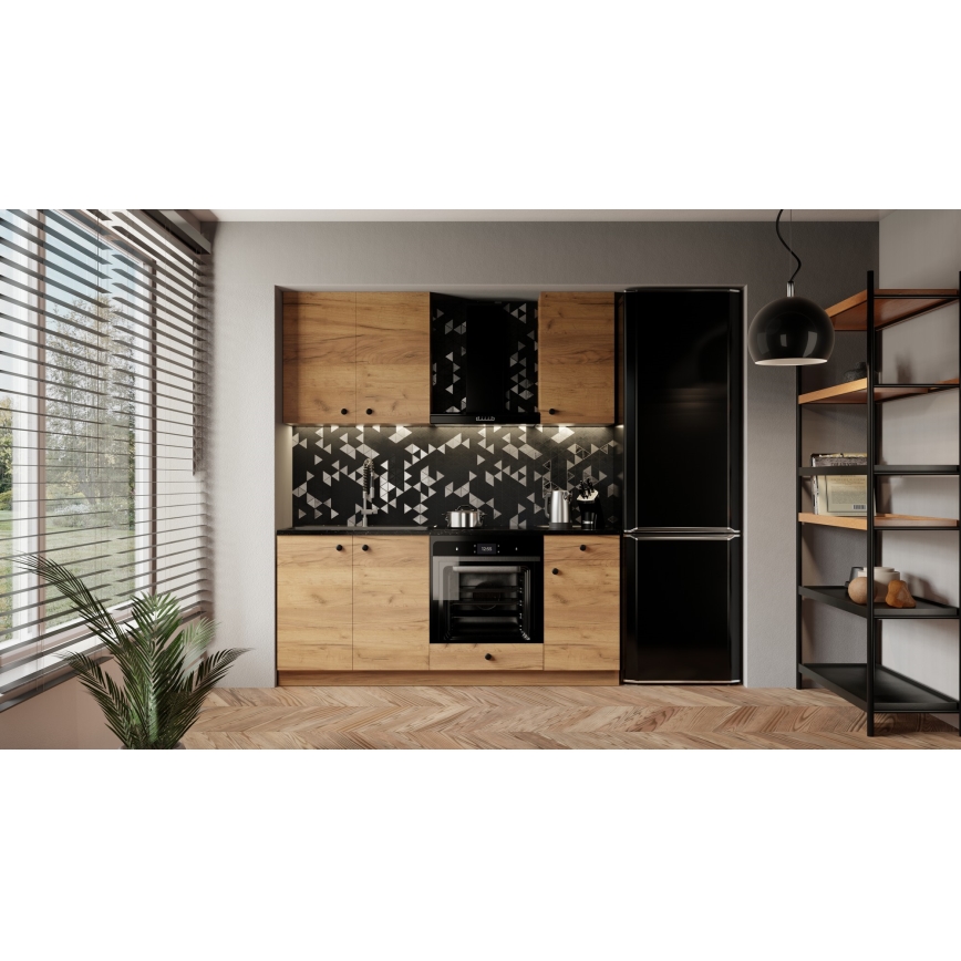 Köksinredning CLAIRE 180 cm – ek craft