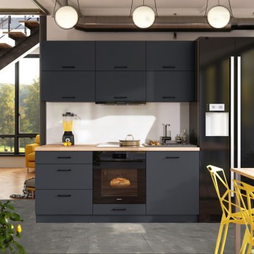 Köksinredning ELISE 180 cm, grafit