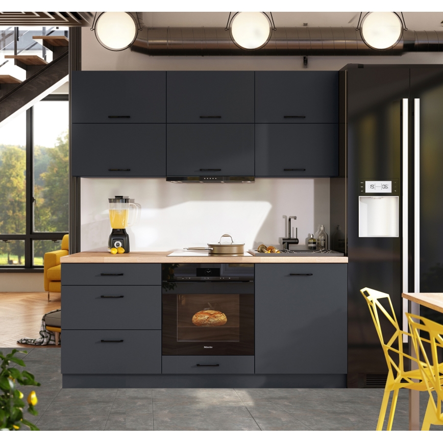 Köksinredning ELISE 180 cm, grafit