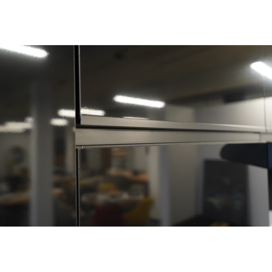 Köksinredning MARINA 180 cm ek craft/blank svart