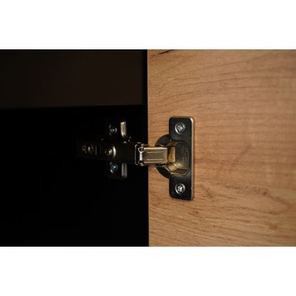 Köksinredning MARINA 180 cm ek craft/blank svart