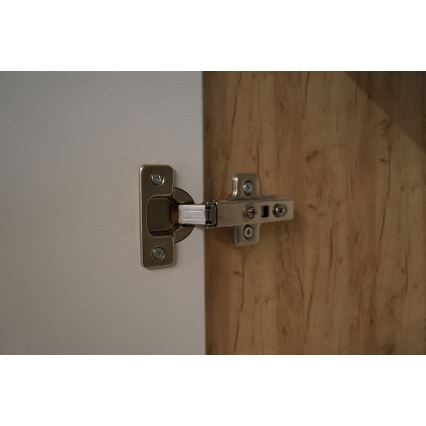 Köksinredning MARINA 240 cm ek craft/högblank vit