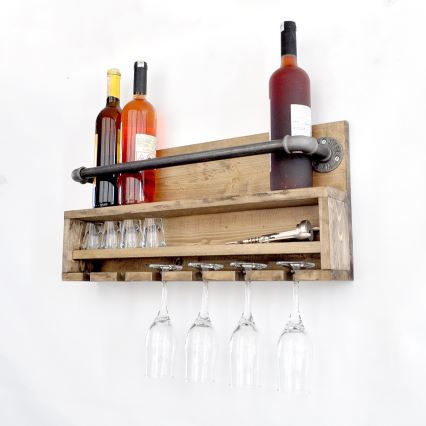 Köksvägghylla BORU 28x60 cm gran/furu