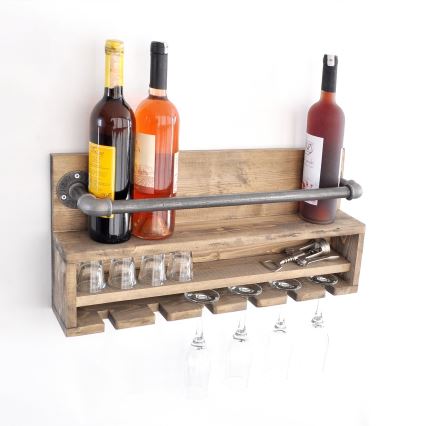 Köksvägghylla BORU 28x60 cm gran/furu