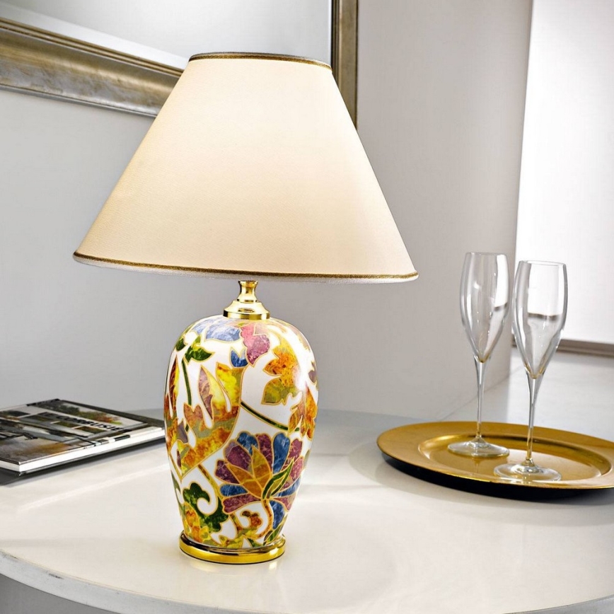 Kolarz 0094.70S - Bordslampa DAMASCO 1xE27/60W/230V