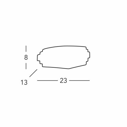 Kolarz 0290.61E - Vägglampa STIEGEL 1xG9/60W/230V vit