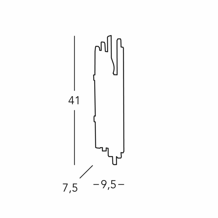 Kolarz 0342.62M.3 - Vägglampa ONTARIO 2xE14/40W/230V 41 cm 24K guld