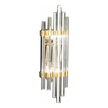 Kolarz 0342.62S.3 - Vägglampa ONTARIO 2xE14/40W/230V 31 cm 24K guld