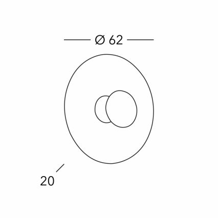 Kolarz 0365.61XL.V1.3 - Vägglampa LUNA 1xE27/100W/230V 24K guld