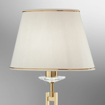 Kolarz 330.71.8C - Kristallbordslampa IMPERIAL 1xE27/60W/230V guld/beige