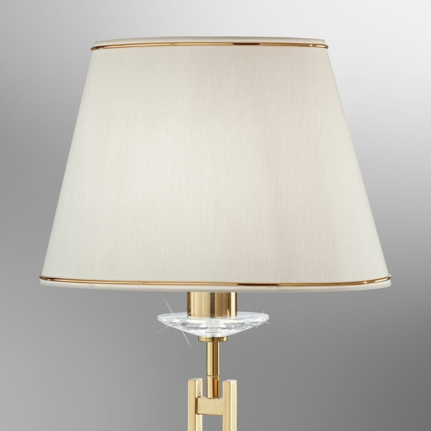 Kolarz 330.71.8C - Kristallbordslampa IMPERIAL 1xE27/60W/230V guld/beige