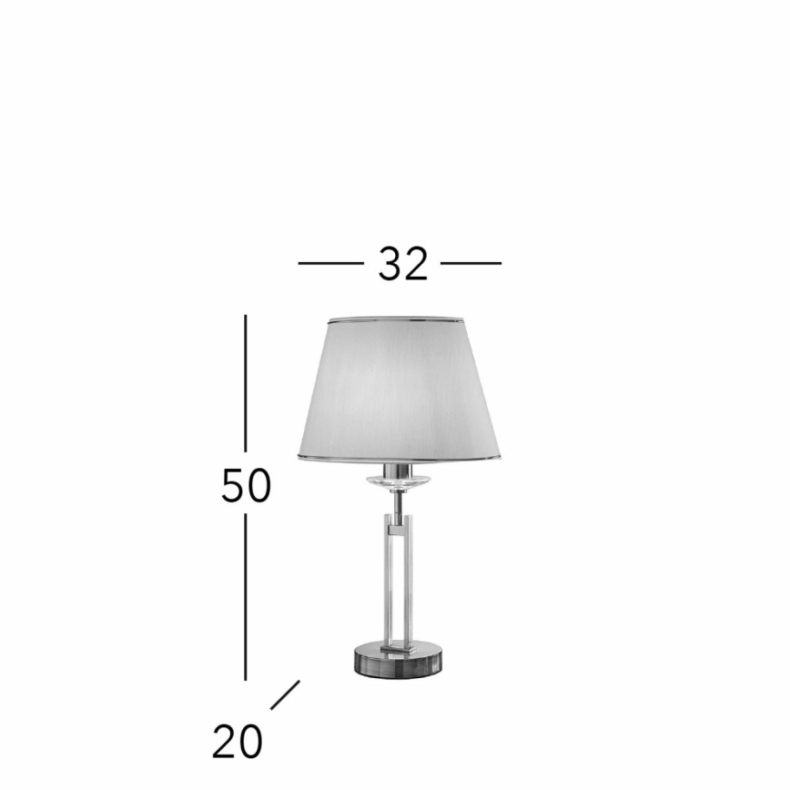 Kolarz 330.71.8C - Kristallbordslampa IMPERIAL 1xE27/60W/230V guld/beige