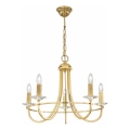 Kolarz 330.85.8C - Kristallkrona på kedja IMPERIAL 5xE14/60W/230V guld