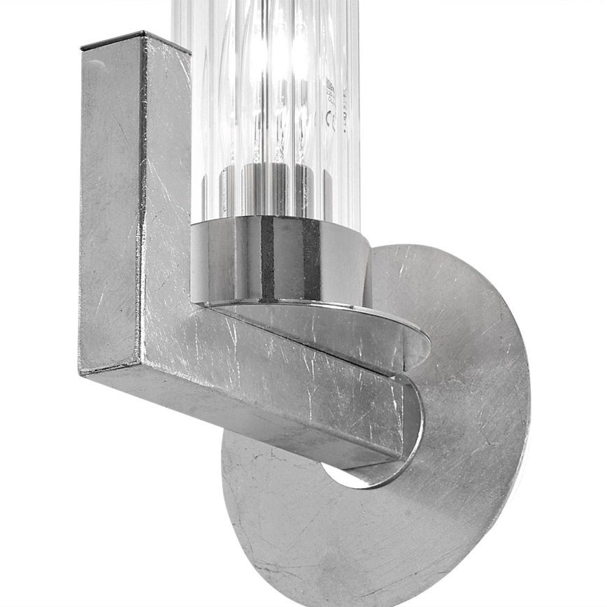 Kolarz 6009.60150 - Väggbelysning RAGGIO 1xE14/25W/230V silver