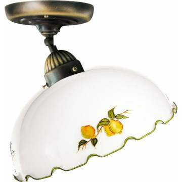 Kolarz 731.10.117 - Ytmonterad taklampa NONNA 1xE27/75W/230V Ø 30 cm med citronmotiv