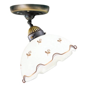 Kolarz 731.10.160 - Ytmonterad taklampa NONNA 1xE27/75W/230V Ø 20 cm blommor roséguld