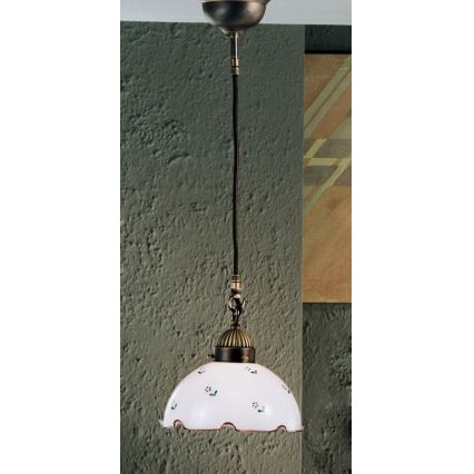 Kolarz 731.30.70 - Ljuskrona på snöre NONNA 1xE27/75W/230V röd