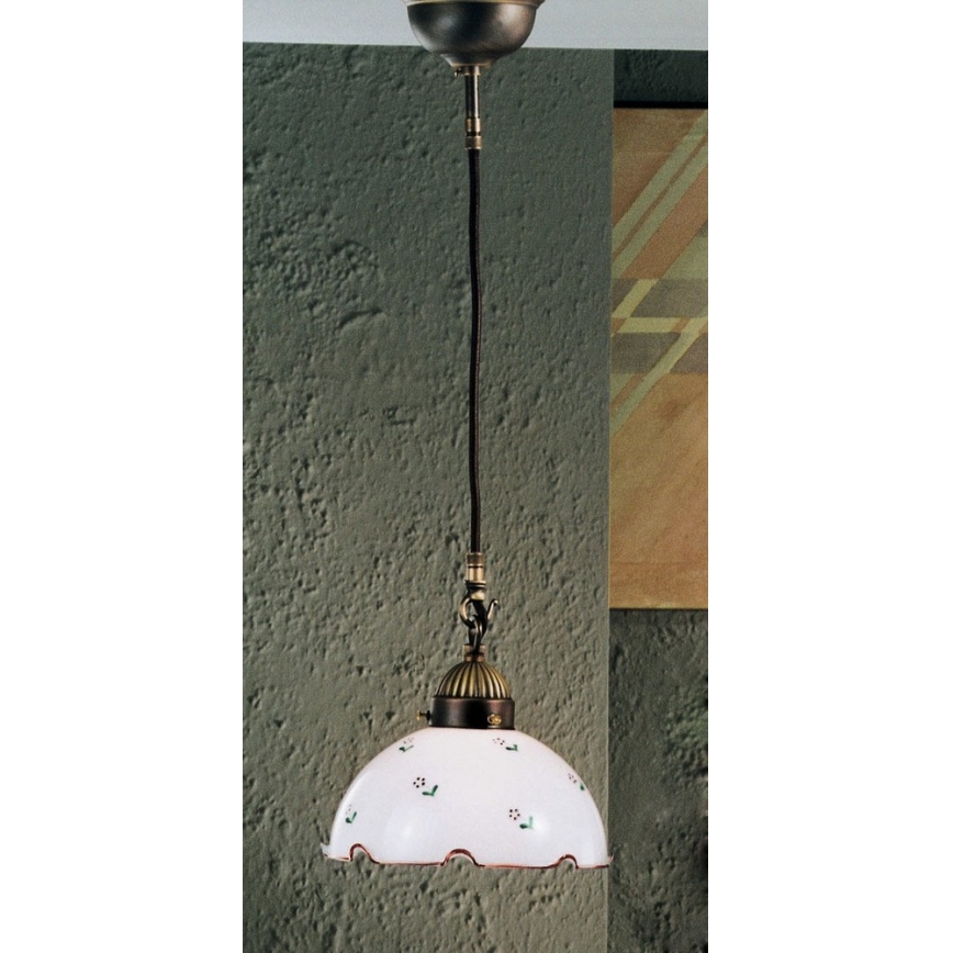 Kolarz 731.30.70 - Ljuskrona på snöre NONNA 1xE27/75W/230V röd