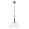 Kolarz 731.30.74 - Pendel på kabel NONNA 1xE27/75W/230V vit