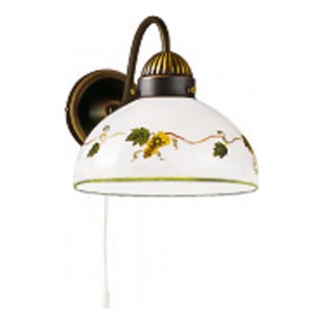 Kolarz 731.61.122 - Vägglampa NONNA 1xE27/75W/230V vindruvor