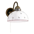 Kolarz 731.61.69 - Vägglampa NONNA 1xE27/75W/230V röd