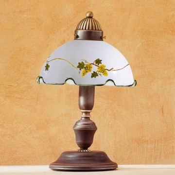 Kolarz 731.73.110 - Bordslampa NONNA 1xE27/75W/230V, vinröd