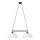 Kolarz 731.82.171 - Pendellampa på vajer NONNA 2xE27/75W/230V, blommönster, roséguld