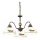 Kolarz 731.83.121 - Ljuskrona på kedja NONNA 3xE27/75W/230V vindruvor/jordgubbar