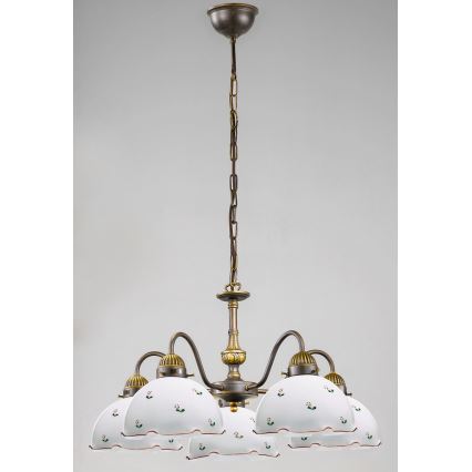 Kolarz 731.85.70 - Ljuskrona med kedja NONNA 5xE27/75W/230V