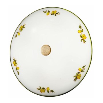 Kolarz 731.U12.4.116 - Taklampa NONNA 2xE14/60W/230V diameter 32 cm citroner