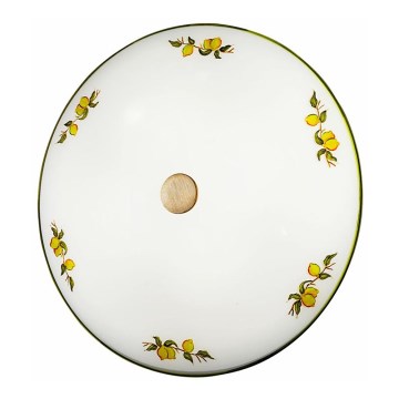 Kolarz 731.U13.4.116 - Taklampa NONNA 3xE27/60W/230V diameter 42 cm citroner