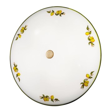 Kolarz 731.U14.4.116 - Taklampa NONNA 4xE27/60W/230V diameter 54 cm citroner