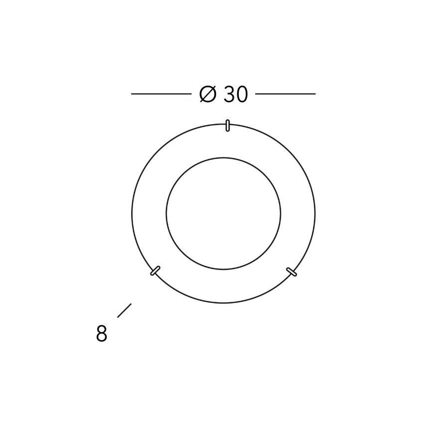 Kolarz A1306.11.3 - Taklampa MOON 1xE27/60W/230V
