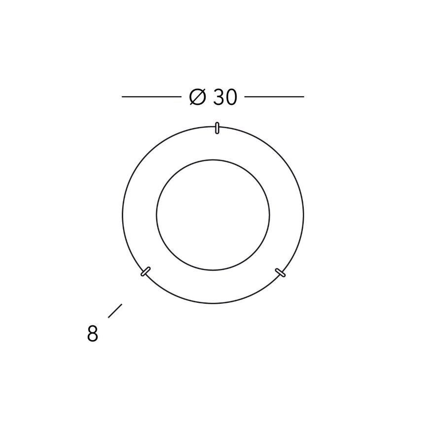 Kolarz A1306.11.5 - Taklampa MOON 1xE27/60W/230V