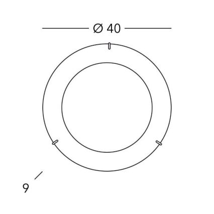 Kolarz A1306.12.3 - Taklampa MOON 2xE27/60W/230V