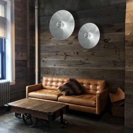 Kolarz A1306.61XL.5.SunAg - Vägglampa MOON 1xE27/100W/230V silver