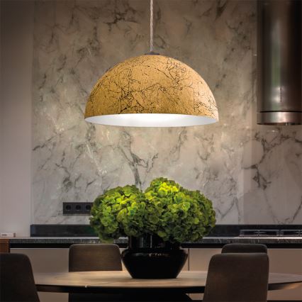 Kolarz A1339.31.Co.VinAu/40 - Taklampa på kabel CULT 1xE27/100W/230V Ø 40 cm guld