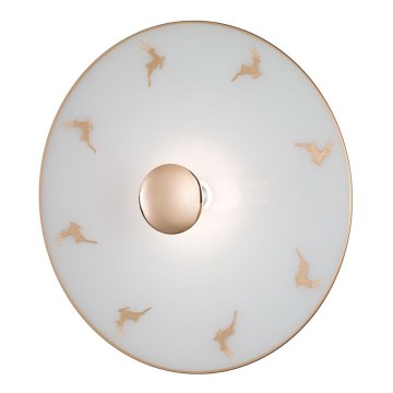 Kolarz A1353.61.XL.3.Au.100 - Väggarmatur NONNA 1xE27/100W/230V hjort 24K guld