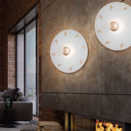 Kolarz A1353.61.XL.3.Au.100 - Väggarmatur NONNA 1xE27/100W/230V hjort 24K guld