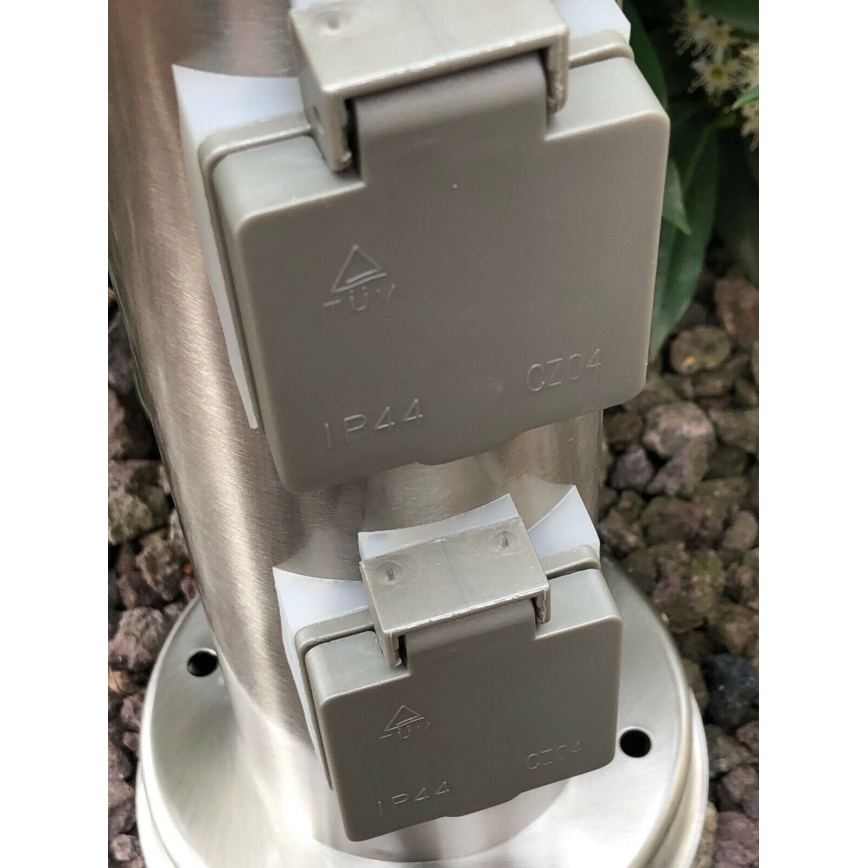 Kolumn med eluttag för utomhusbruk SYDNEY 4Z SCHUKO 230V IP44