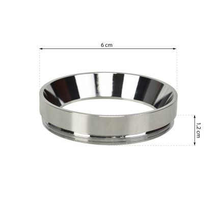 Kompletterande ring RING skinande krom för belysning MICA