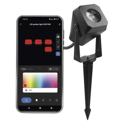 LED RGBIC dimbar utomhuslampa GoSmart - tilläggsmodul LED/1,5W/12V 3000-6500K IP65 Wi-Fi Tuya