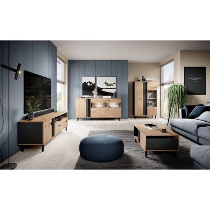 Konferensbord BADIA ek/antracit