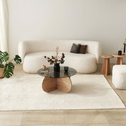 Soffbord BUBBLE 35x75 cm brun/svart