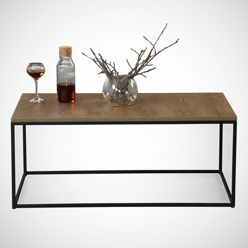 Soffbord COSCO 43x95 cm brun/svart