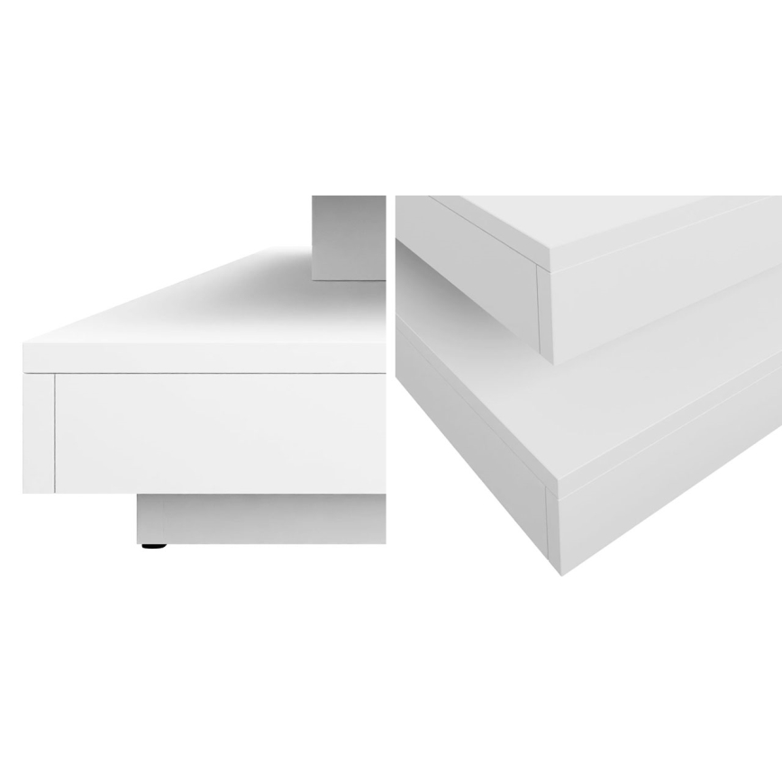 Soffbord NENANI 34x70 cm vit